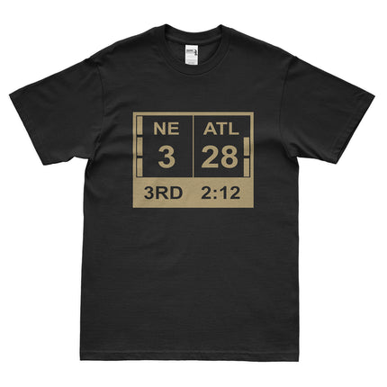 NE 3 ATL 28 Black and Gold Edition T-Shirt