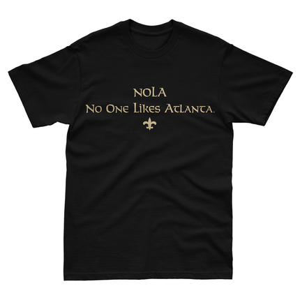 NOLA No One Likes Atlanta Team Style T-Shirt Mockup