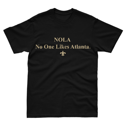 NOLA No One Likes Atlanta Clean-Style T-Shirt Mockup