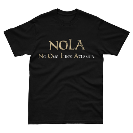 NOLA No One Likes Atlanta™ Game Day Distressed T-Shirt