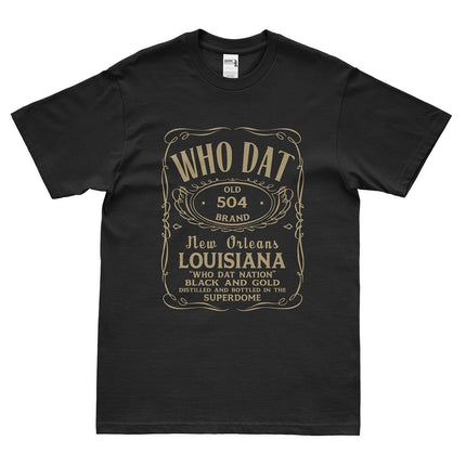 Black and Gold Whiskey T-Shirt