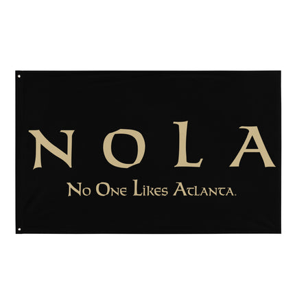 NOLA No One Likes Atlanta Wall Flag
