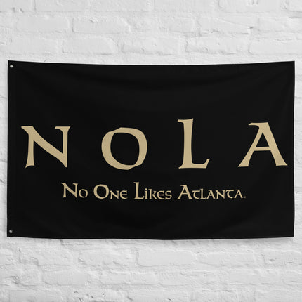 NOLA No One Likes Atlanta Wall Flag