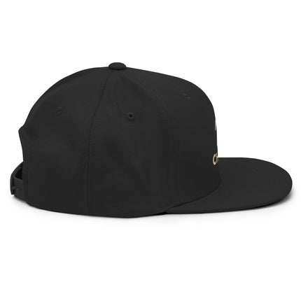 MOVE! DEM! CHAINS! Gold Embroidered Snapback Hat