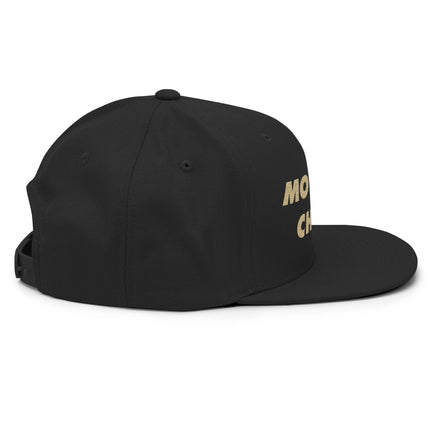 Move Dem Chains Gold Embroidered Snapback Hat
