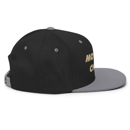 Move Dem Chains Gold Embroidered Snapback Hat