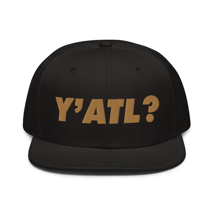 Y'ATL? Embroidered Snapback Hat