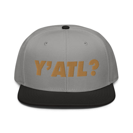Y'ATL? Embroidered Snapback Hat