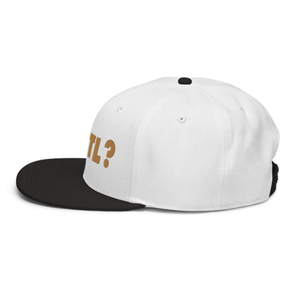 Y'ATL? Embroidered Snapback Hat