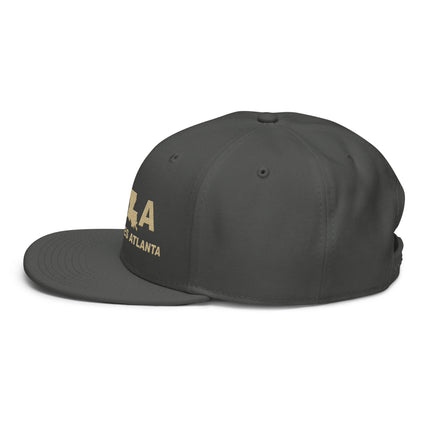 NOLA No One Likes Atlanta Louisiana Style Embroidered Snapback Hat