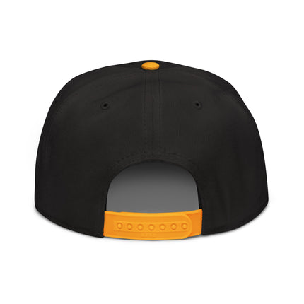 NOLA No One Likes Atlanta Louisiana Style Embroidered Gold Snapback Hat