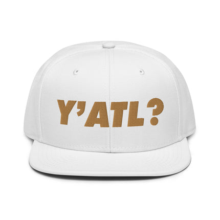 Y'ATL? Embroidered Snapback Hat